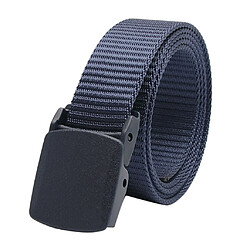 Acheter Ceinture En Nylon Pour Hommes Respirant Pour L'extérieur, Boucle Coulissante, Bleu Foncé