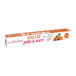 Scrapcooking Pâte à sucre en rouleau orange Ø 36 cm - 430 g