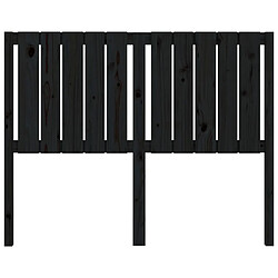 Acheter Maison Chic Tête de lit scandinave pour lit adulte,Meuble de chambre Noir 125,5x4x100 cm Bois massif de pin -MN17746