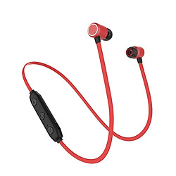 Wewoo Oreillette Bluetooth IPX4 Étanche Magnétique Écouteurs Sans Fil V4.2 Stéréo Casque avec Micro, Pour iPhone, Samsung, Huawei, Xiaomi, HTC & Autres Smartphones Rouge