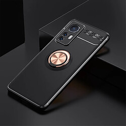 Coque en TPU antichoc avec béquille noir/rose or pour votre Xiaomi 12