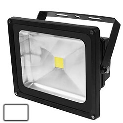 Wewoo Projecteur LED noir Lampe de à blanche haute puissance 50W, AC 85-265V, Flux lumineux: 4000-4500lm