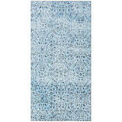 Vidal Tapis de laine 257x130 Bleu Ultra Vintage