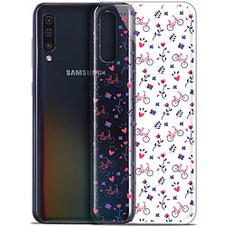 Caseink Coque Pour Samsung Galaxy A50 (6.4 ) [Gel HD Collection Love Saint Valentin Design Bicycle - Souple - Ultra Fin - Imprimé en France]