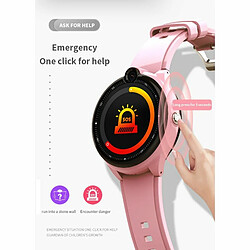 Y2 Enfants Montre Intelligente 4G Gps Suivi Positionnement Étanche Sécurité Sos Appel Smartwatch Avec Caméra Pour Étudiant Noir pas cher