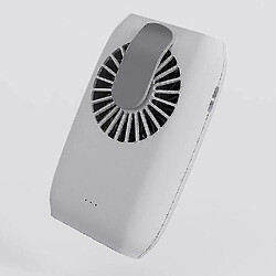 Ventilateur Portatif à Clipser Ventilateur de Bureau à Batterie Rechargeable Usb (blanc)