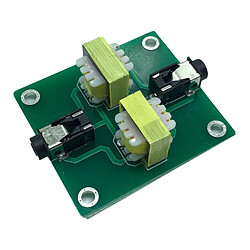 1pc Terrain D'entente Audio Stéréo Isolateur Signal Bruit Filtre Conseil Ordinateur Audio Haute Réductibilité pas cher