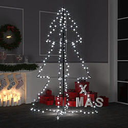 vidaXL Arbre de Noël cône 200 LED d'intérieur/d'extérieur 98x150 cm