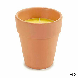 Ibergarden Bougie Citronnelle 8 x 8 x 8 cm (12 Unités)