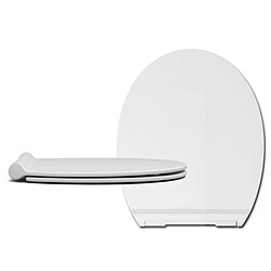 Abattant wc avec frein de chute blanc - 531639 - CEDO