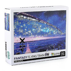 Universal 1000pcs Décompression Jigsaw Puzzles Puzzles Toys, train interstellaire pas cher