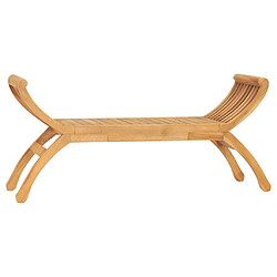 Maison Chic Banc de jardin | Chaise de jardin 126 cm Bois de teck solide -GKD94993