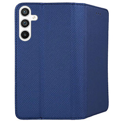 Acheter Htdmobiles Housse pour Samsung Galaxy A55 5G - etui coque pochette portefeuille + verre trempe - BLEU MAGNET