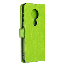 Avis Wewoo Housse Coque Etui à rabat horizontal pour Nokia 6.2 / 7.2 Texture Crazy Horse avec porte-cartes et & Portefeuille et cadre photo Vert