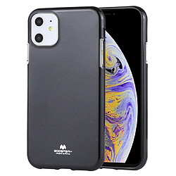 Wewoo Coque Souple JELLY TPU anti-choc et anti-rayures pour iPhone 11 Noir