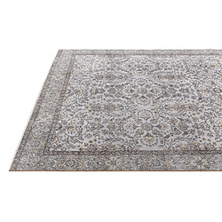 Avis Vidal Tapis de laine 302x170 gris Ultra Vintage