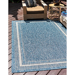 Hadorn Tapis d'Extérieur - 183x122 - Bleu - Tulum