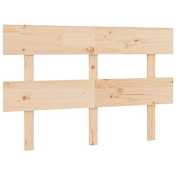 vidaXL Tête de lit 138x3x81 cm Bois massif de pin