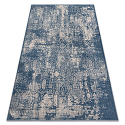 RUGSX Tapis NAIN Ornement vintage 7591 51644 bleu foncé beige 120x170 cm