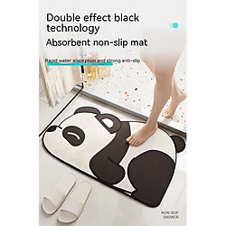 Avis LUUCOZK Tapis de bain antidérapants, absorbants, à séchage rapide, décoration de salle de bain, motif 13-50x80cm