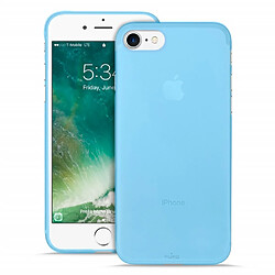 Coque arrière souple Puro ultra fine coloris bleu iPhone 7