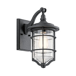 Elstead Lighting Applique murale extérieur Royal Acier Noir