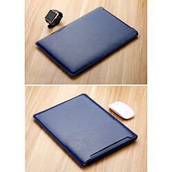 Acheter Sacoche en cuir SOYAN en Microfibre avec tapis de souris pour Macbook Air/Pro 13 pouces - Bleu