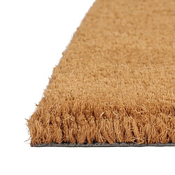 Avis vidaXL Tapis de porte naturel 90x150 cm fibre de coco touffeté