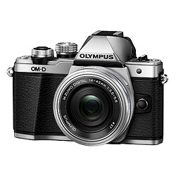 PACK OLYMPUS OM-D E-M10 II SILVER + 14-42 Pancake Zoom EZ SILVER