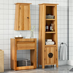 Maison Chic Armoire de Bain | Ensemble de 2 meubles salle de bain bois de pin massif -GKD47091