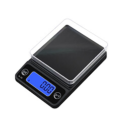 INF Balance à bijoux/balance à café/balance de poche de haute précision Black M 500g / 0.1g