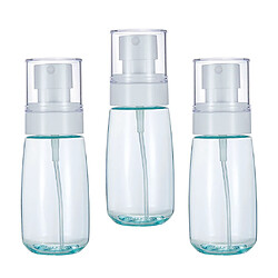 3pcs Vide En Plastique Fine Brume Vaporisateur Bouteille De Parfum Conteneur Atomiseur 60 Ml Bleu