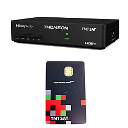 Avis Optex THOMSON THS806 Récepteur TV Satellite Full HD + Carte d'accès TNTSAT V6 Astra 19.2E 4 Noir