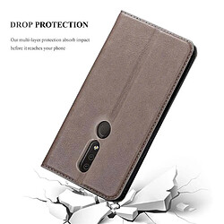 Avis Cadorabo Coque Nokia 4,2 Etui en Brun