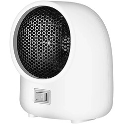 Vendos85 Mini Radiateur Soufflant à Économie d'Énergie 400W blanc