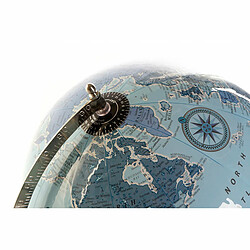 Globe terrestre DKD Home Decor PVC Aluminium (33 x 33 x 44 cm)