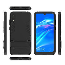 Wewoo Coque TPU antichoc pour HuEnjoy 9, avec support (Noir) pas cher