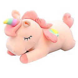 Universal Poser une licorne personnage de dessin animé rose douce poupée fille peluche