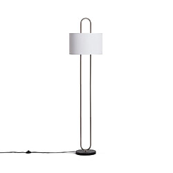 Avis Ledkia Lampadaire Métal et Tissu Duque Blanc