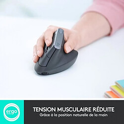 Souris Ergonomique - Sans fil - LOGITECH - MX VERTICAL - Graphite