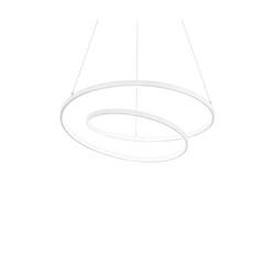 Ideal Lux Suspension LED OZ Métal,Plastique Blanc