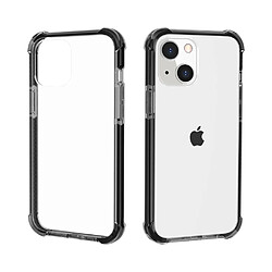 Coque en acrylique, antichoc, transparent épaissi aux quatre coins noir pour votre Apple iPhone 13 mini 5.4 pouces