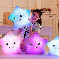 Universal Lumineuse moelleuse en peluche en peluche - étoiles colorées coussin LED Light Typeach