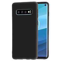 Wewoo Coque Souple Étui de protection en TPU pour Galaxy S10 noir