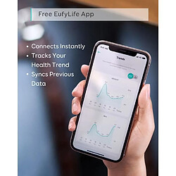 Avis EUFY T9147 - Balance connectée digitale - Bluetooth - 14 mesures - Jusque 16 utilisateurs - Bleu