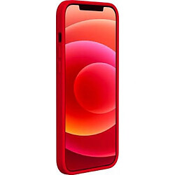 Avis Coque iPhone 12 / 12 Pro Silicone SoftTouch Rouge Bigben