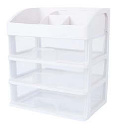 Universal Organisateur de maquillage tiroir plastique coffre de rangement de maquillage récipient d'accessoires coffre de réparation brosse à maquillage porte-organisateur coffre