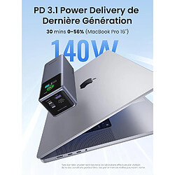 SANAG Nexode Batterie Externe 25000Mah 200W Power Bank Usb C Charge Rapide De 3 Ports Pd Qc 3.0 Écran Numérique Compatible Avec Iphone 16 Plus Pro 15 Galaxy S24 Ultra Macbook Pro Air Ipad Pro