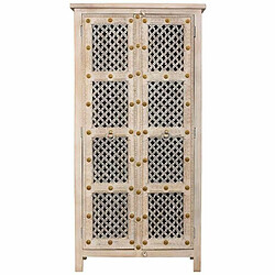 Acheter Armoire Alexandra House Living Blanc Bois de manguier 40 x 180 x 90 cm