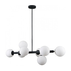 Luminaire Center Suspension moderne Raddi Noir et blanc